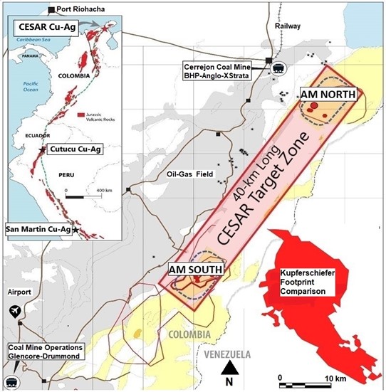 Figure 4. Location of the CESAR project